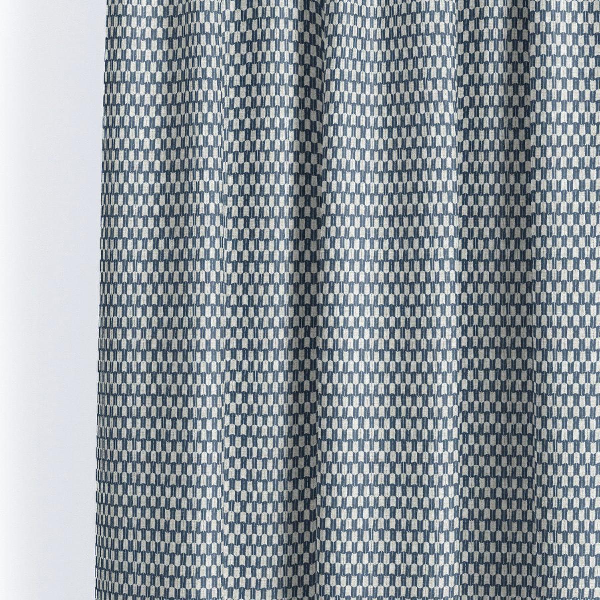 'Pharaoh' Fabric by the Yard (Dark Blue/ White)
