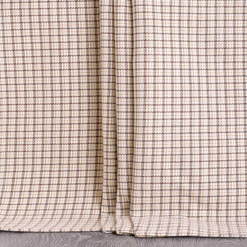 'Buttercup' Fabric by the Metre (Brown/ Mocha/ Cream)
