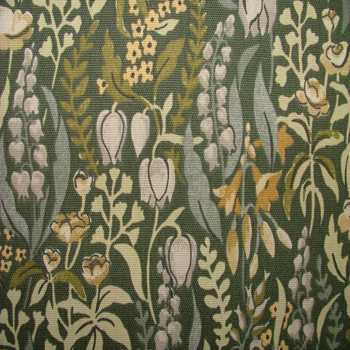 1.4 Metres Kelmscott Moss Woven Cotton Fabric Cushion Curtain Upholstery