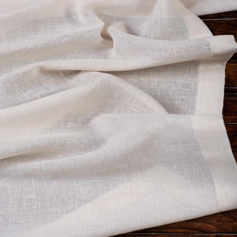 'Drifting Dune' Fabric by the Metre (Parchment White)