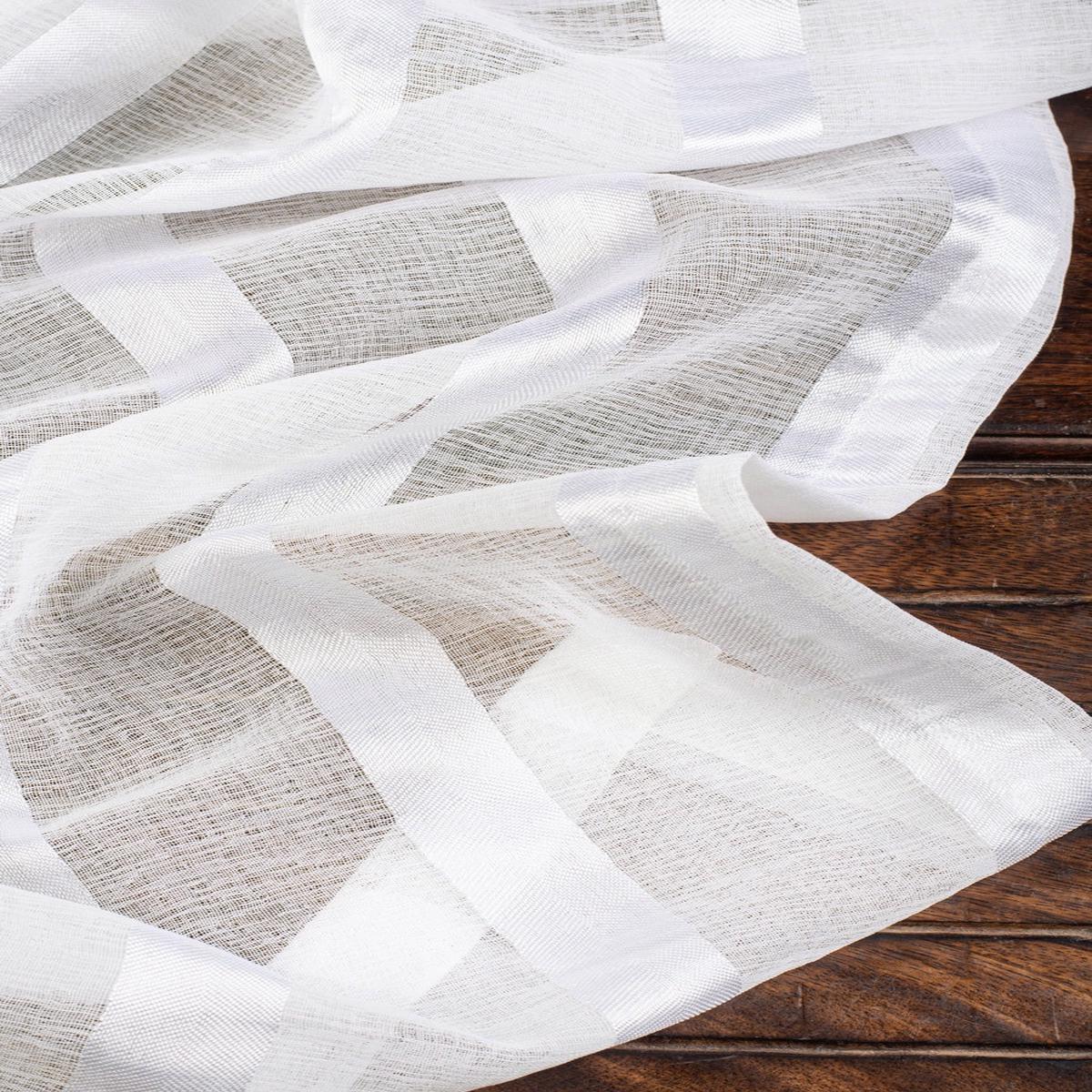 'Bright Drift' Fabric by the Yard (White)