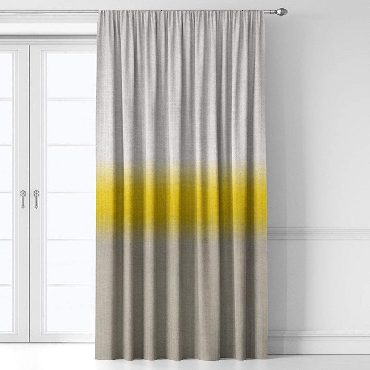 'Sunlight Charm' Fabric by the Metre (Yellow/ Beige)