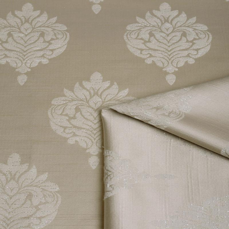'Light Mcintosh' Fabric by the Metre (Brown/ Beige)