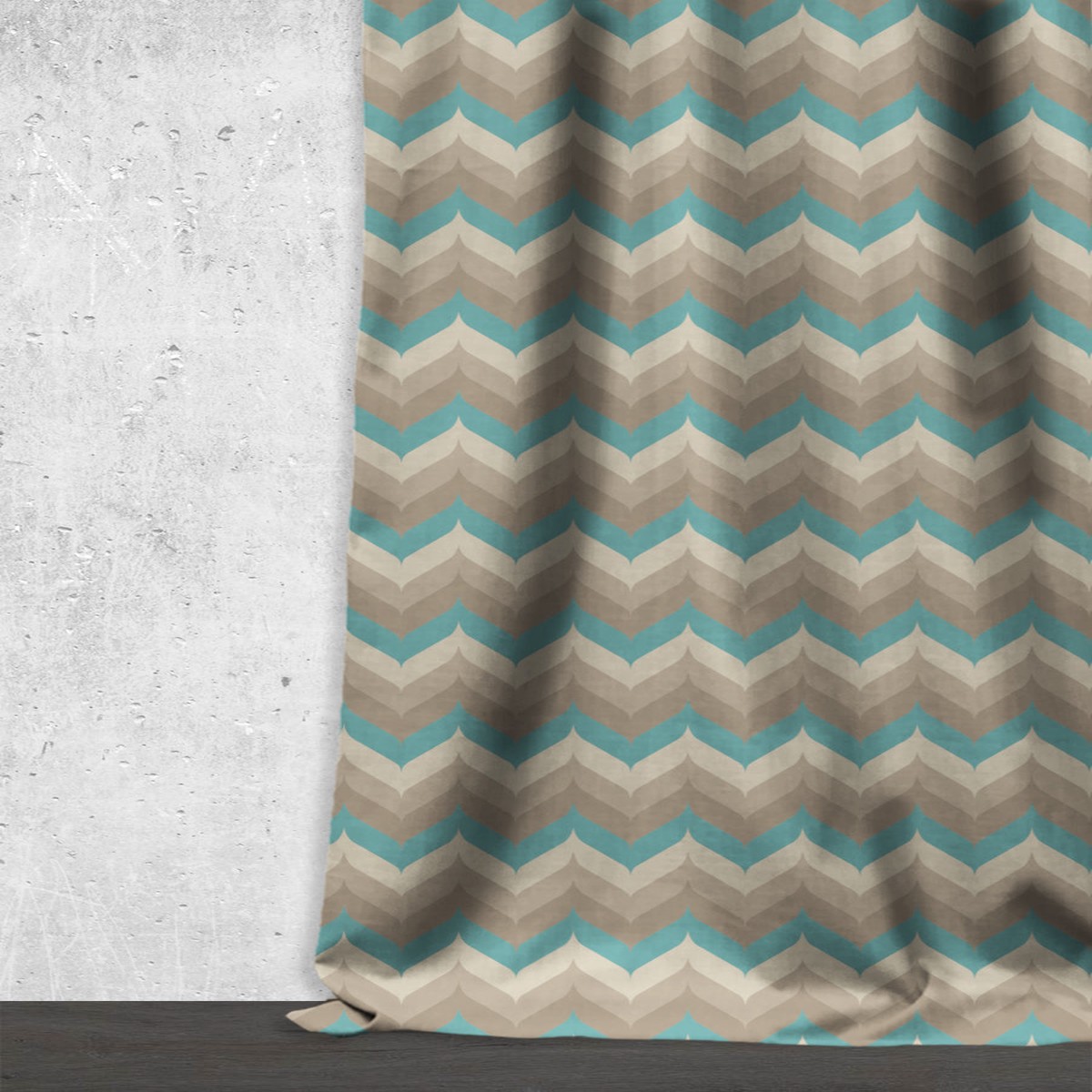 'Berry Crush' Fabric by the Metre (Cream/ Grey/ Blue)