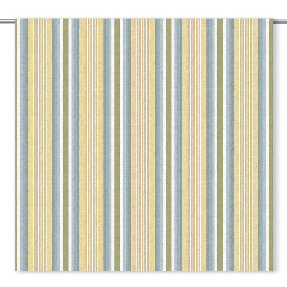 'Cotton Tail' Fabric by the Yard (Buttery Yellow/ Stone Blue)
