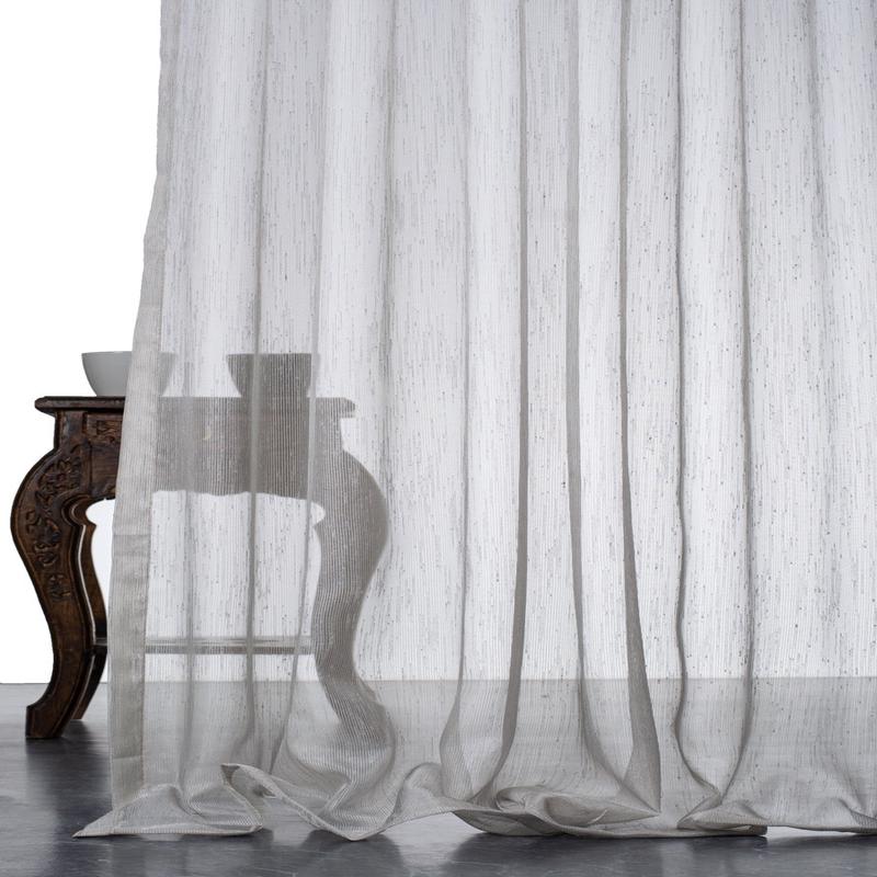 'Gunmetal' Fabric by the Metre (Silver-Gray)