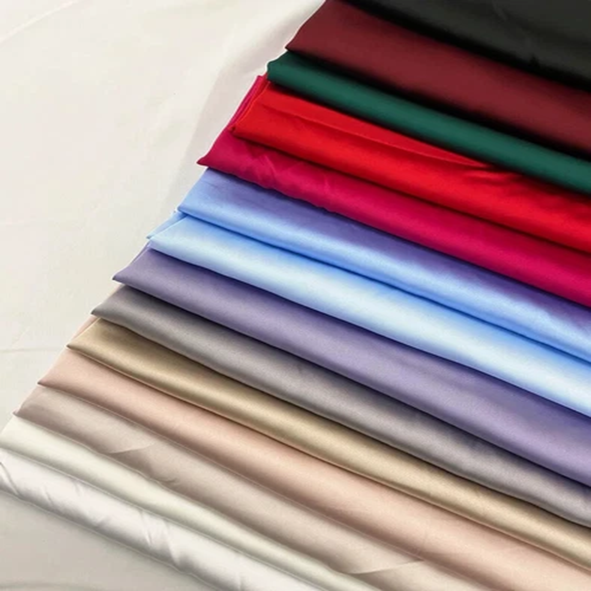 *2 Meters* Poly Satin Silky Bridal Crepe Back Dress Fabric Drape Material 58"