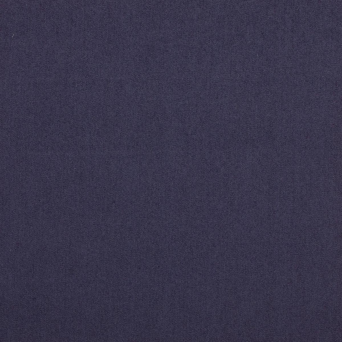 Stretch Denim Fabric. Dark Blue.