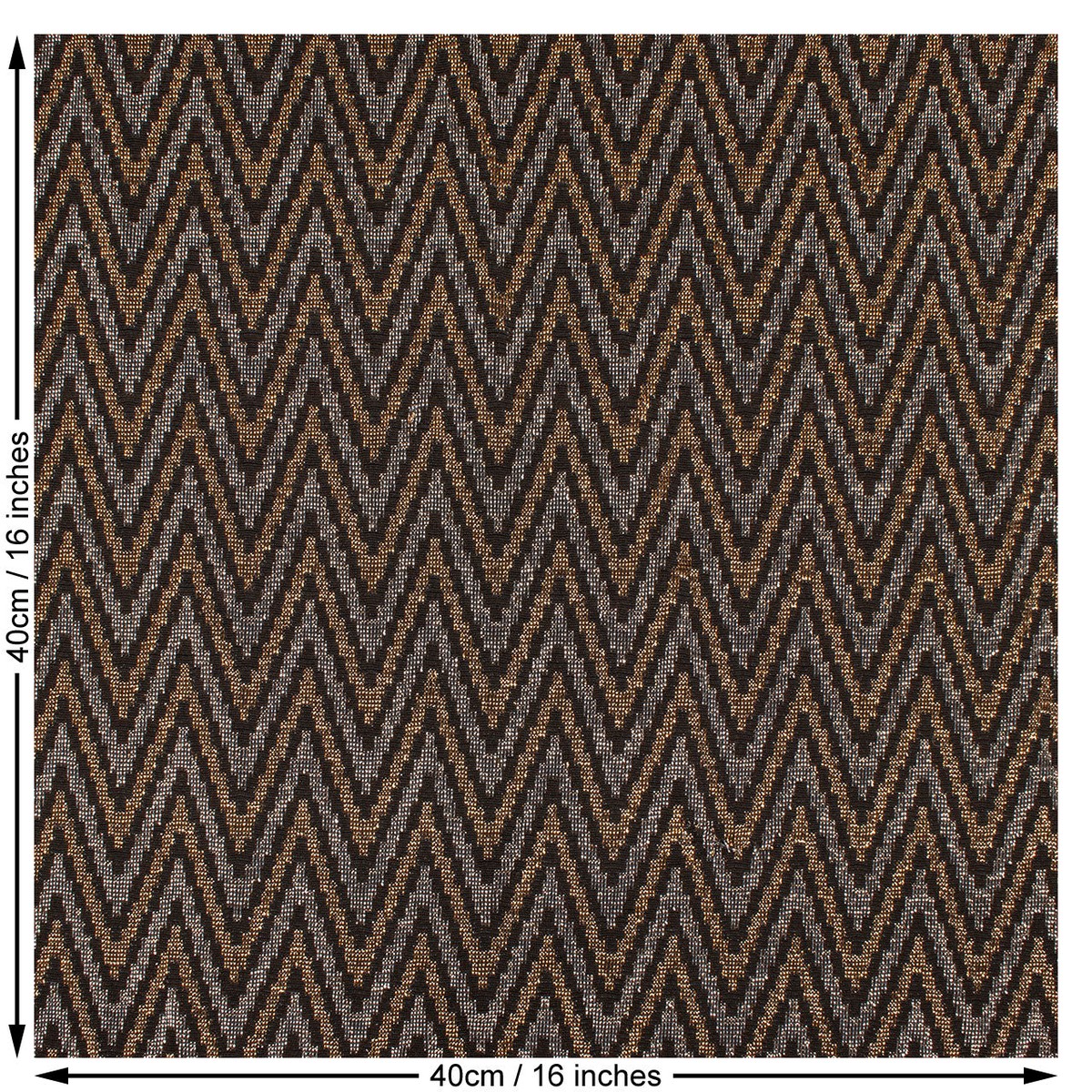 Abstract Print Metallic Polyester Elastane Mix Jersey Fabric. Black Gold Silver.