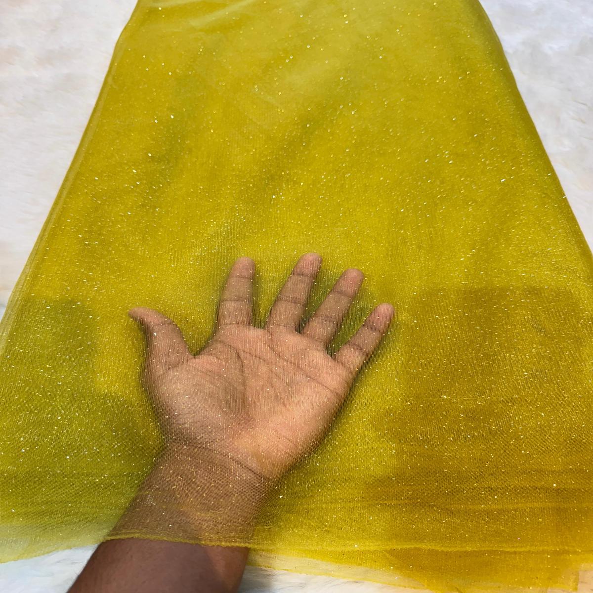 (Wholesale Pack of 10 Meter ) Imported Sparkle Nets 54 inch width Glitter - AF