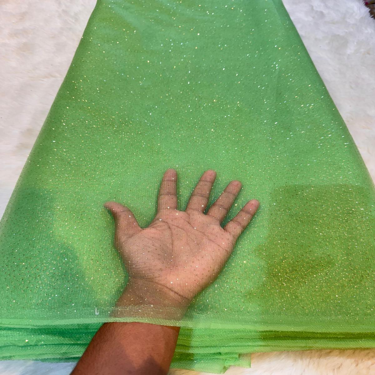 (Wholesale Pack of 10 Meter ) Imported Sparkle Nets 54 inch width Glitter - AE