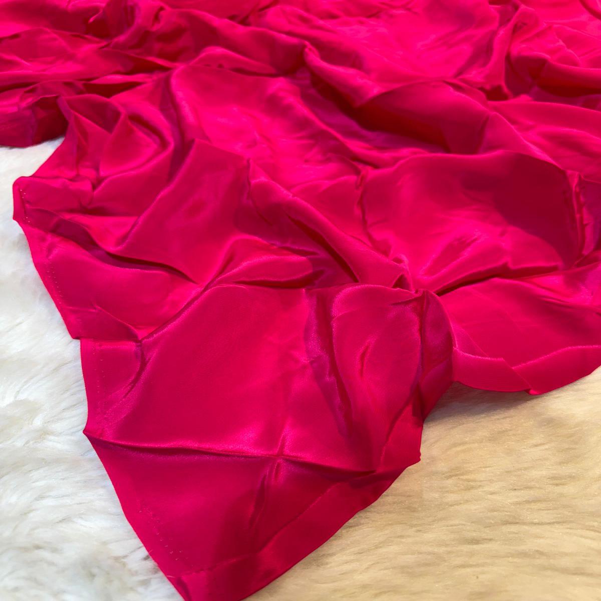 (Precut of 0.65 Meter) Pure Viscose Crape Solid Colors (Shade- 1116 More )