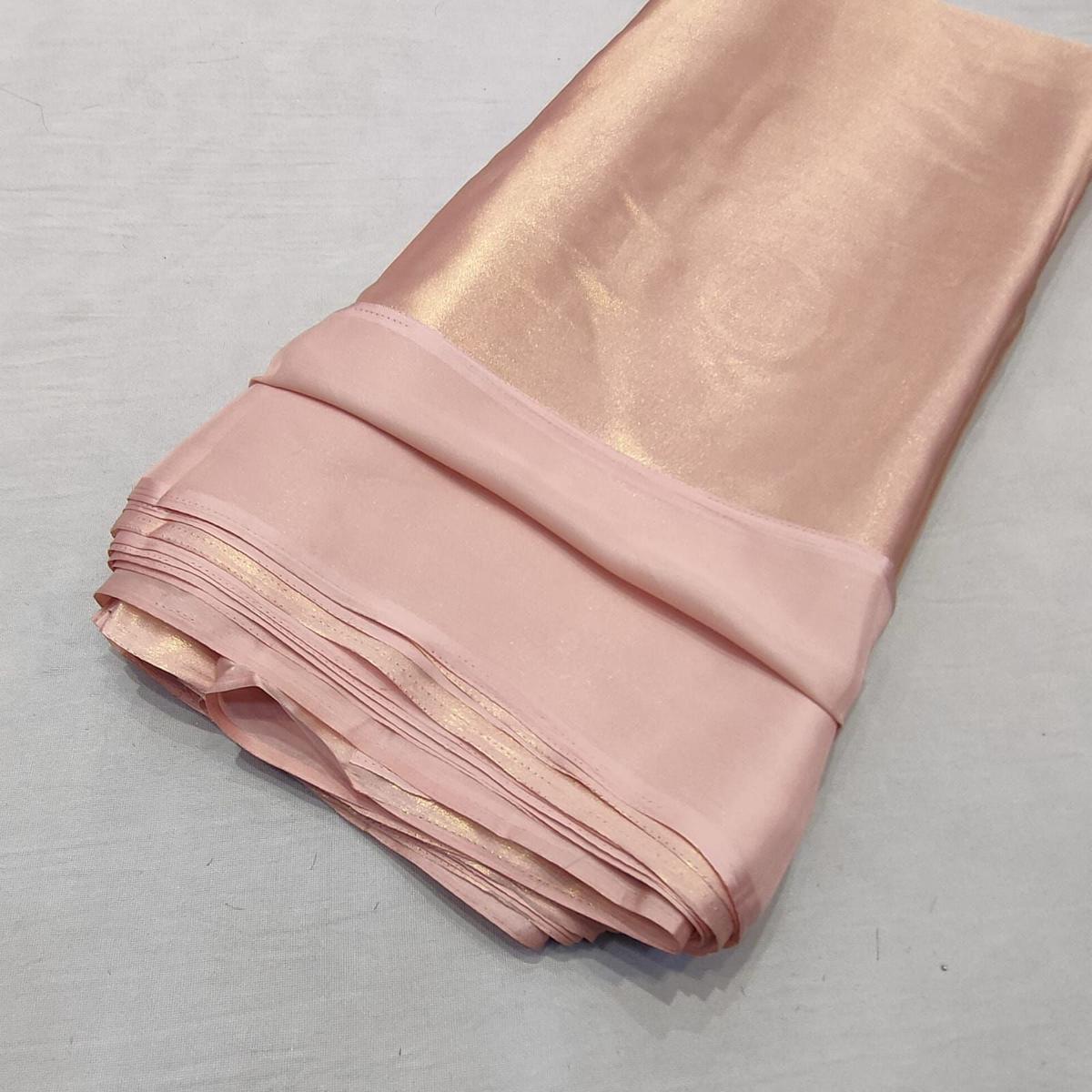 (Wholesale Pack of 20 meter) Superflowy Satin Georgette Shimmer Foil 44 inch width - AF