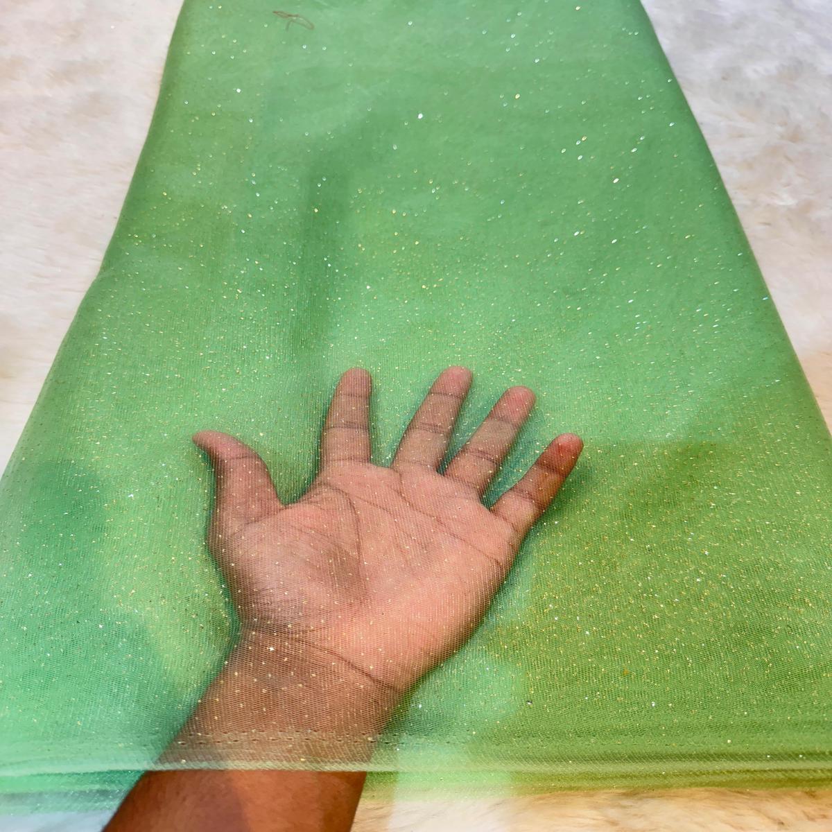 (Wholesale Pack of 10 Meter ) Imported Sparkle Nets 54 inch width Glitter - X