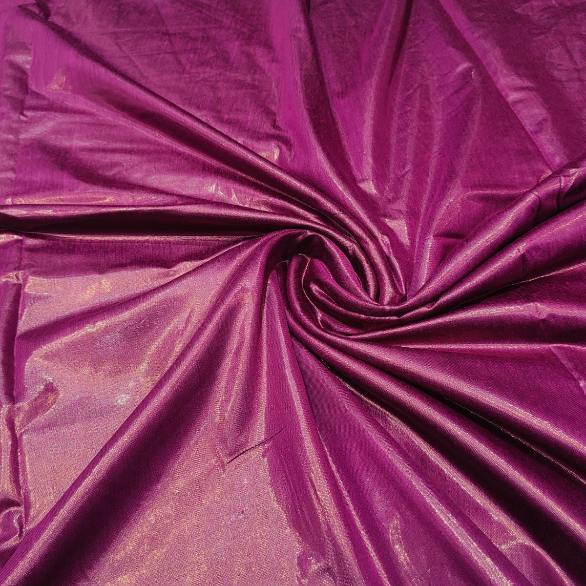 Wine Pure Banarasi Zari Shimmer Fabric 42 inch width (Shade -P)