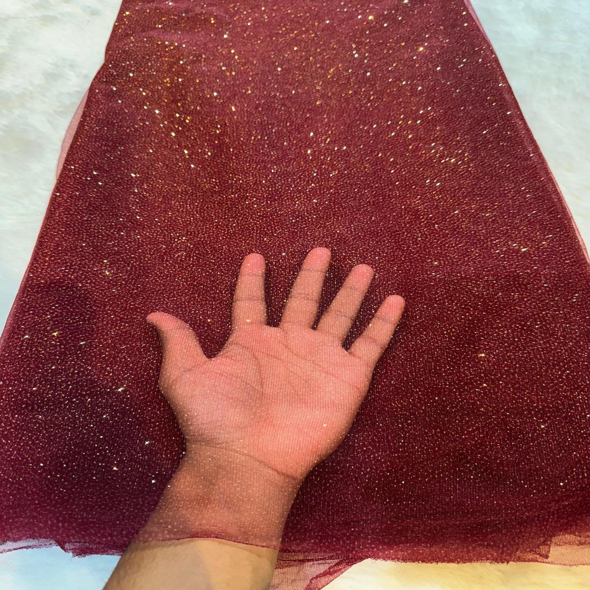 (Wholesale Pack of 10 Meter ) Imported Sparkle Nets 54 inch width Glitter - Z