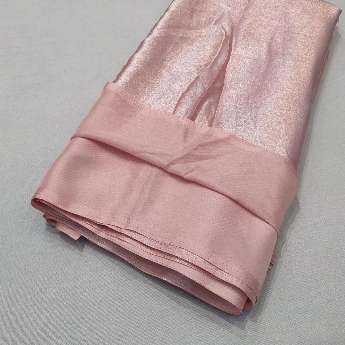 (Wholesale Pack of 20 meter) Superflowy Satin Georgette Shimmer Foil 44 inch width - A
