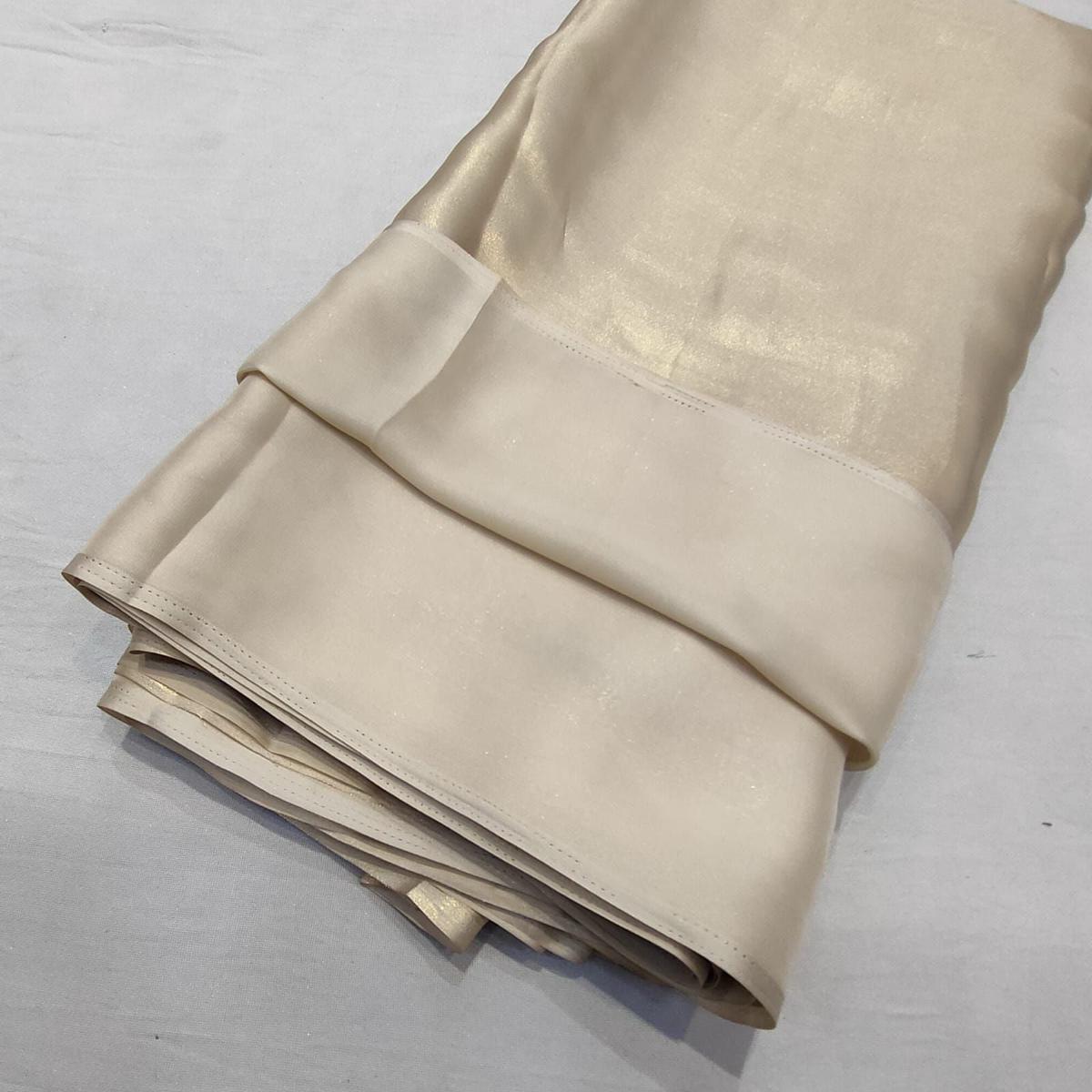 (Wholesale Pack of 20 meter) Superflowy Satin Georgette Shimmer Foil 44 inch width - AK