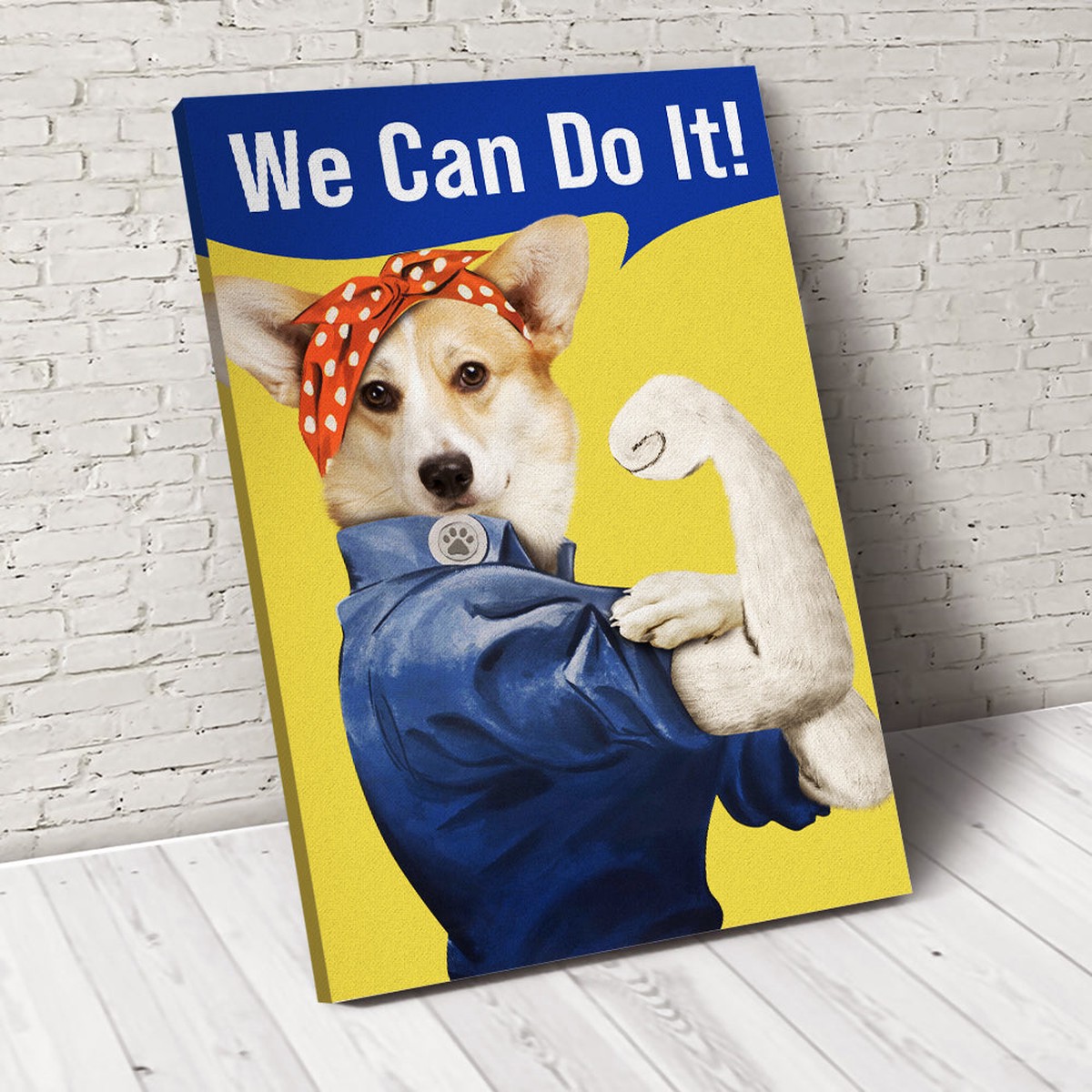 Love Wins Custom Pet Portrait Canvas