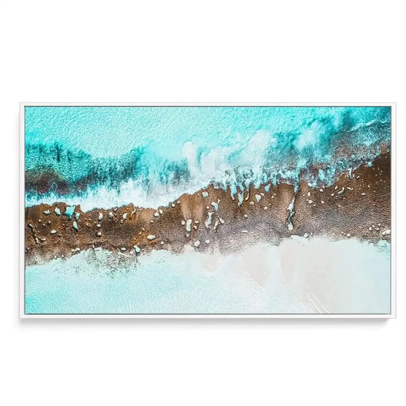 11 Mile Reef Esperance WA | Aerial Photo Wall Framed Canvas Art Print