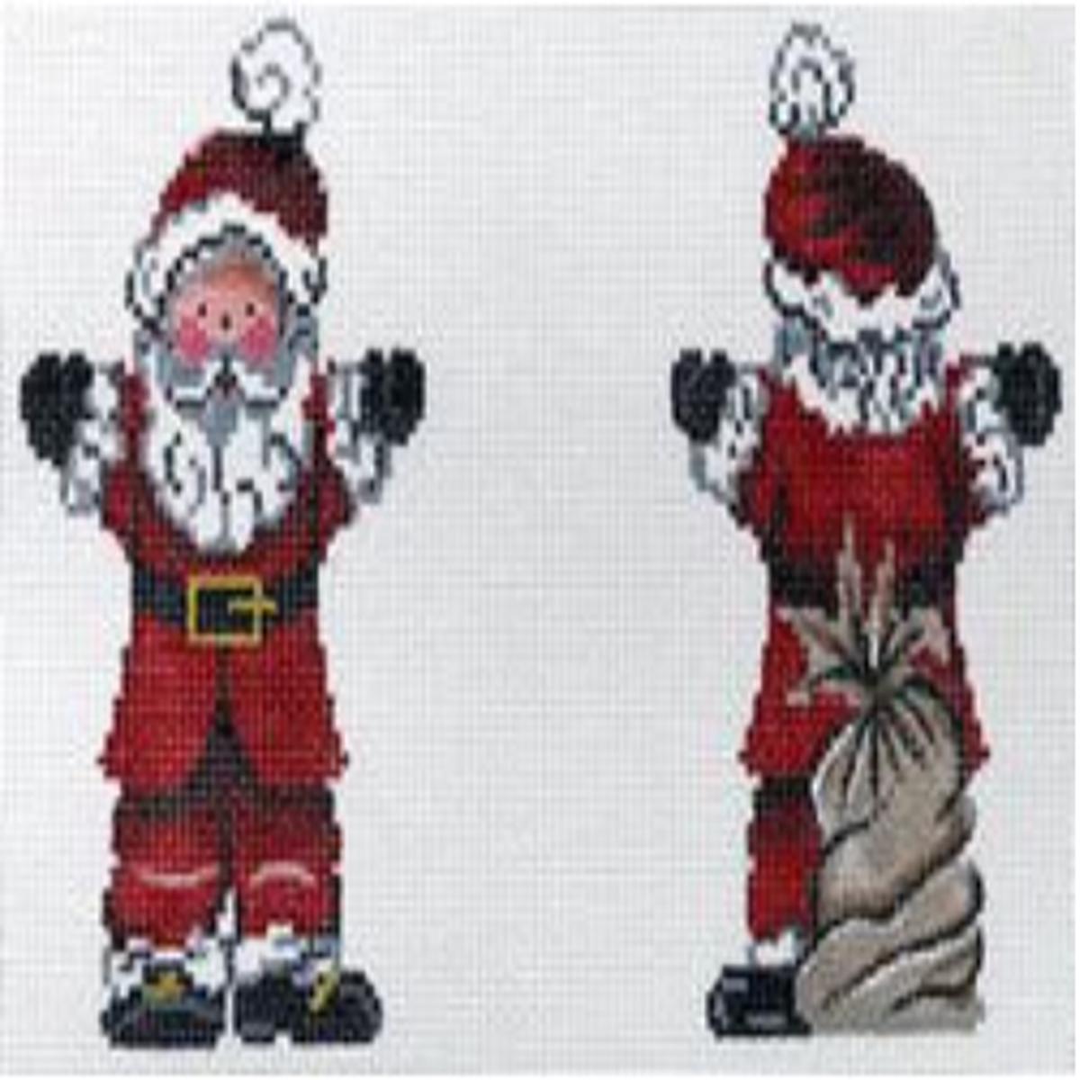 2 sided Santa