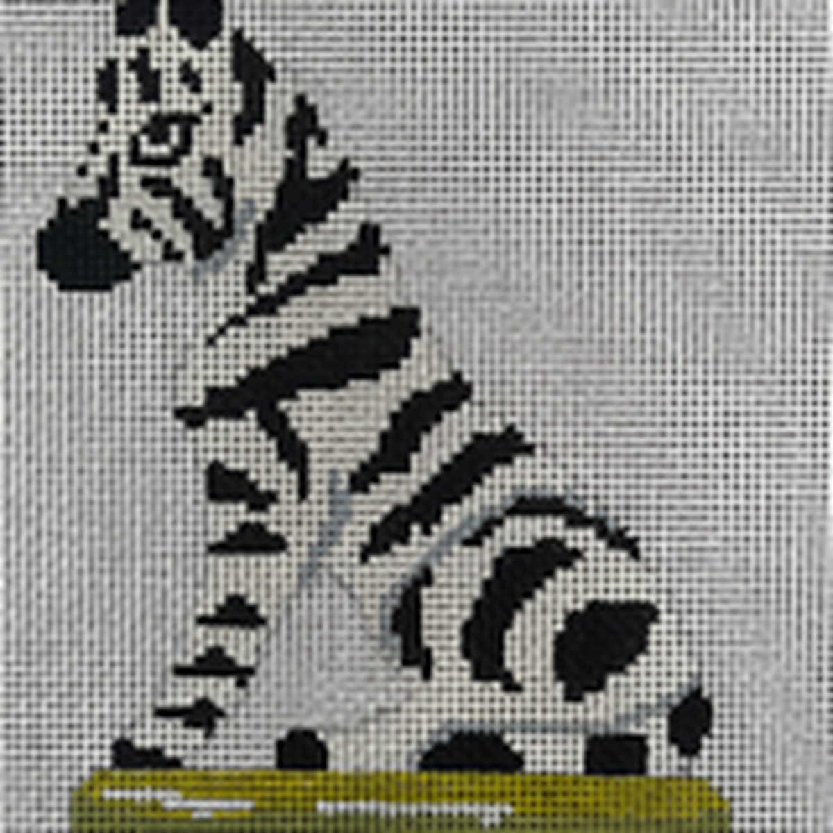 Zebra Figurine Canvas